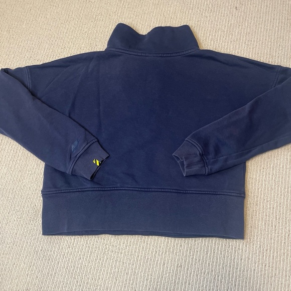 Nike Quarter Zip Tennis Pullover Sweatshirt Navy Blue Size Medium - Picture 7 of 9